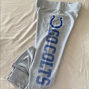 VS PINK Colts distressed sweatpants